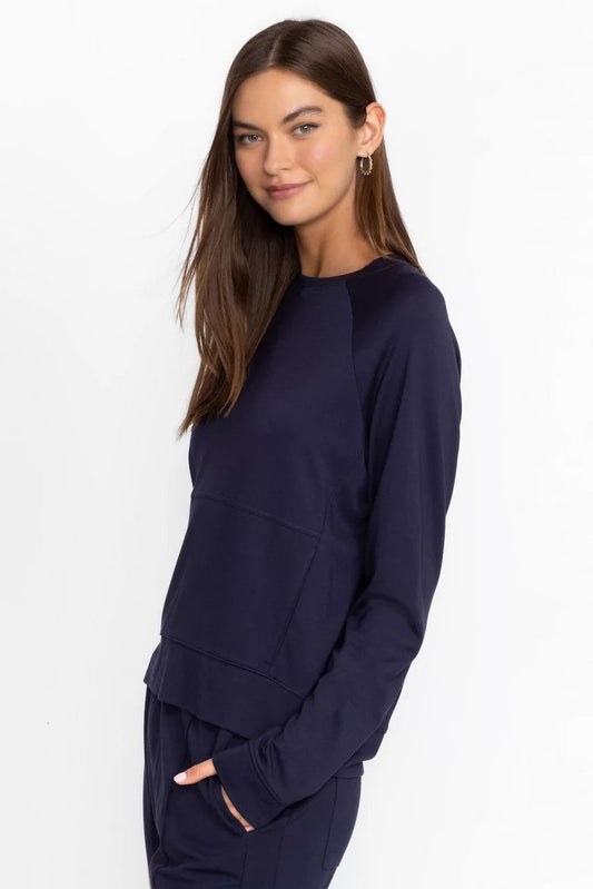 BEE ACTIVE LONG SLEEVE CREW PULLOVER