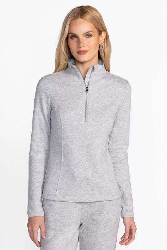 BEE ACTIVE ATHLETIC MOCK NECK PULLOVER