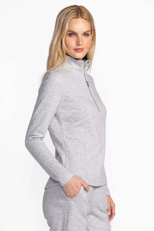 BEE ACTIVE ATHLETIC MOCK NECK PULLOVER