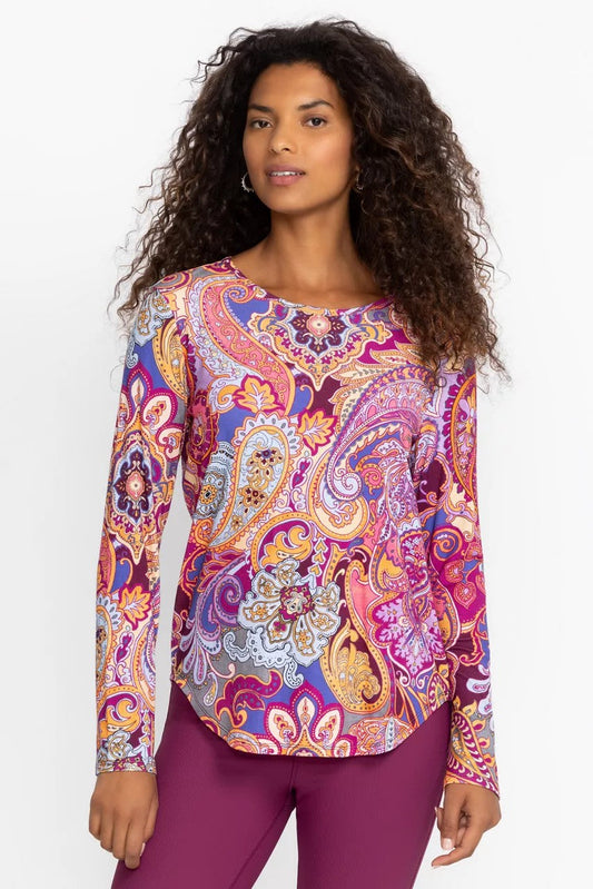 BEE ACTIVE RIBBED LONG SLEEVE TEE