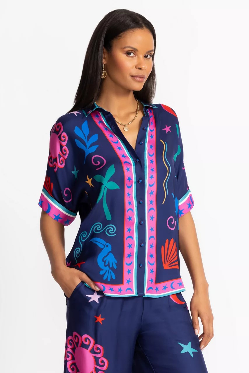 FERNANDA BUTTON DOWN SHIRT