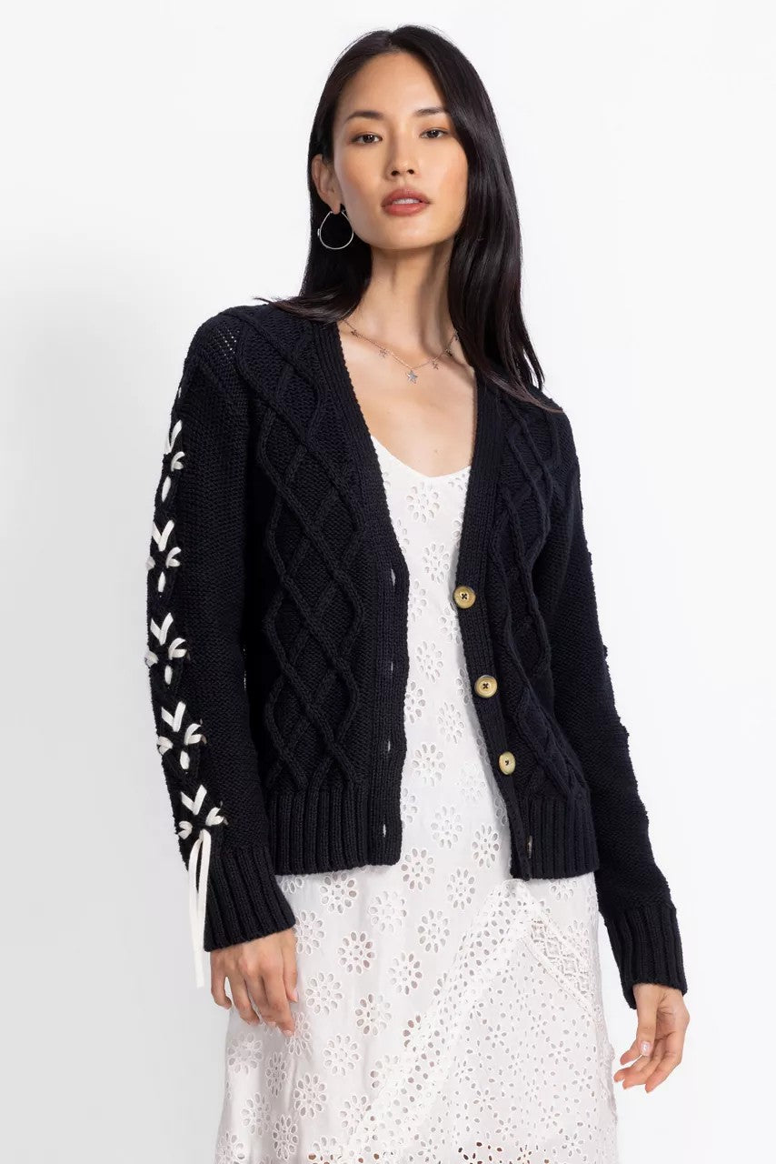 THE ANESSA BOW CARDIGAN