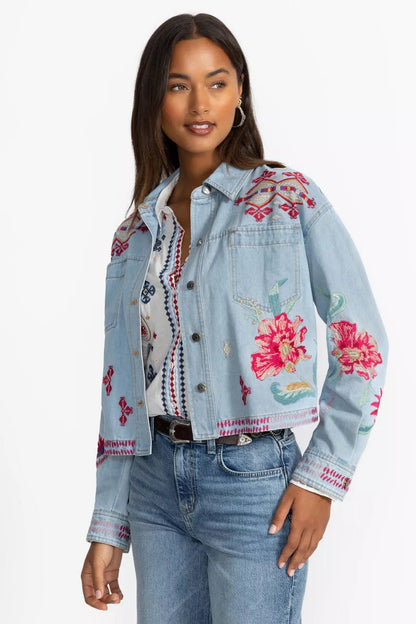 CROPPED DENIM JACKET