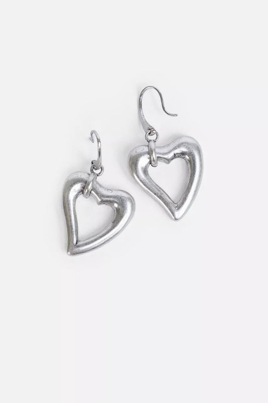 ABSTRACT HEART EARRINGS