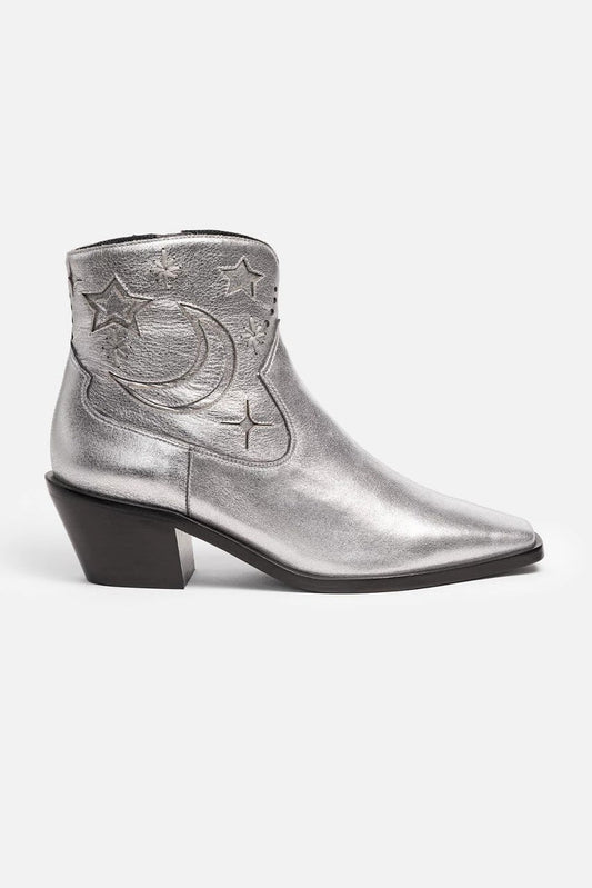 COSMOS METALLIC LEATHER BOOTIE